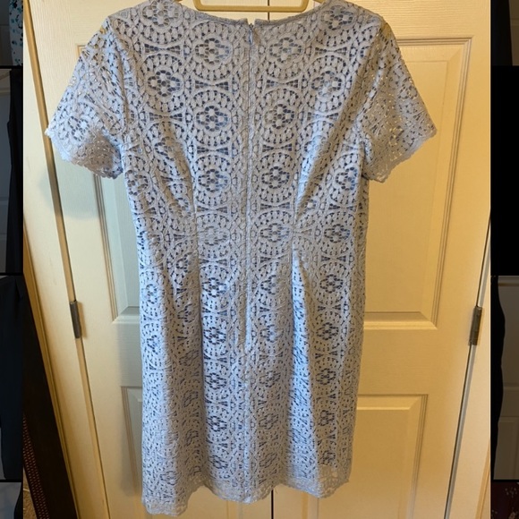 Gorgeous light blue lace shift dress! - Picture 3 of 3
